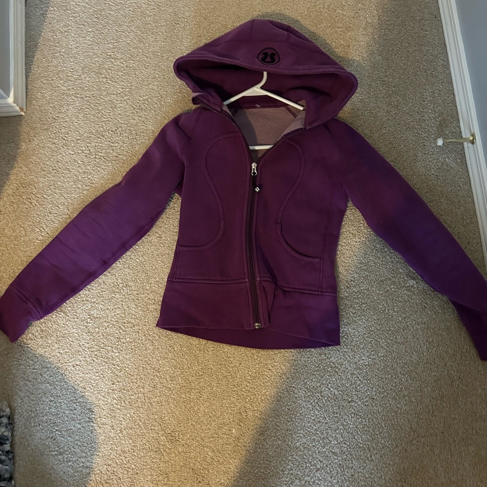 🍋 LULULEMON 🍋 ZIP UP SCUBA HOODIE MAGENTA